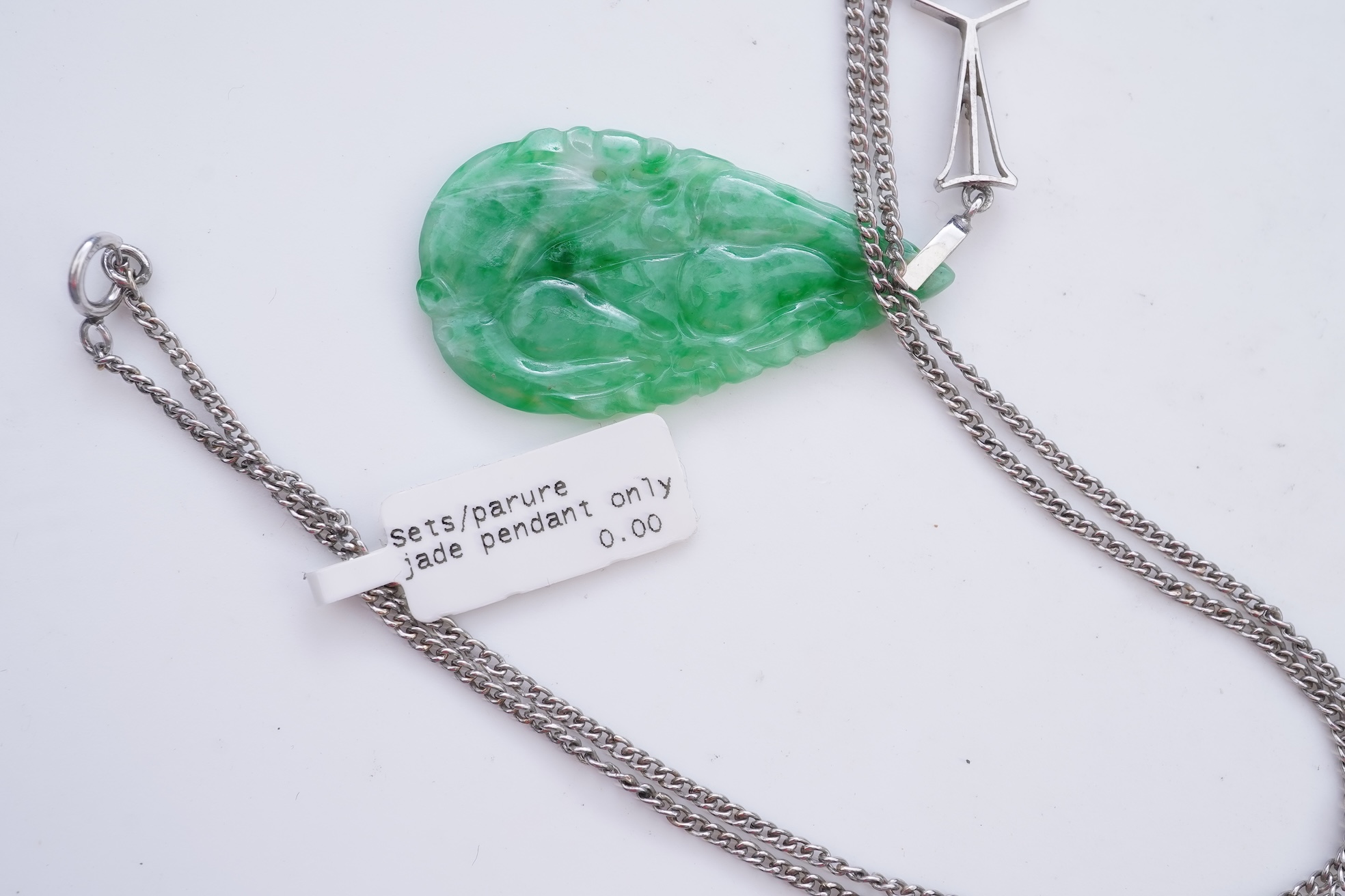 A jadeite demi-parure, 1920s